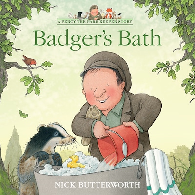 Badger’s Bath – omslag til lydbogen af Nick Butterworth
