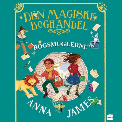 Bogsmuglerne – omslag til lydbogen af Anna James