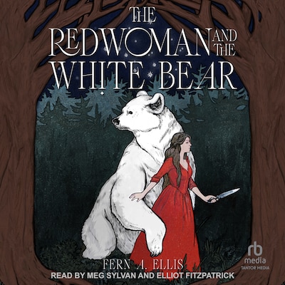 The Red Woman and the White Bear – omslag til lydbogen af Fern A. Ellis