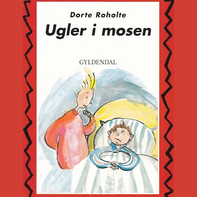 Adam og Emil 2 - Ugler i mosen – omslag til lydbogen af Dorte Roholte
