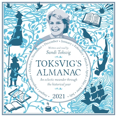 Toksvig's Almanac 2021 – omslag til lydbogen af Sandi Toksvig