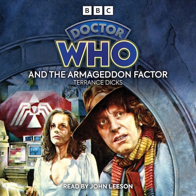 Doctor Who and the Armageddon Factor – omslag til lydbogen af Terrance Dicks