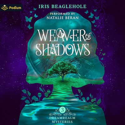 Weaver of Shadows – omslag til lydbogen af Iris Beaglehole