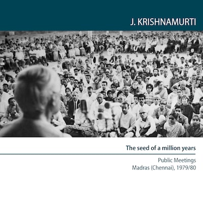 The seed of a million years – omslag til lydbogen af Jiddu Krishnamurti