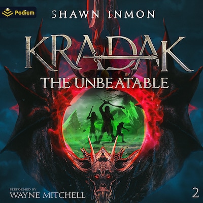 Kradak the Unbeatable – omslag til lydbogen af Shawn Inmon