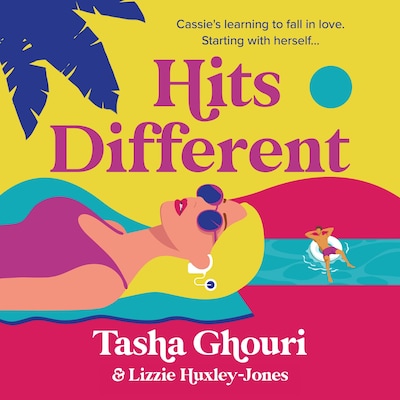 Hits Different – omslag till ljudboken av Lizzie Huxley-Jones, Tasha Ghouri